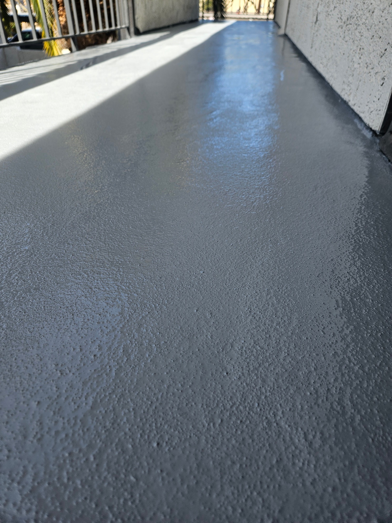 Grind seal walkway grey textured finish Phoenix AZ